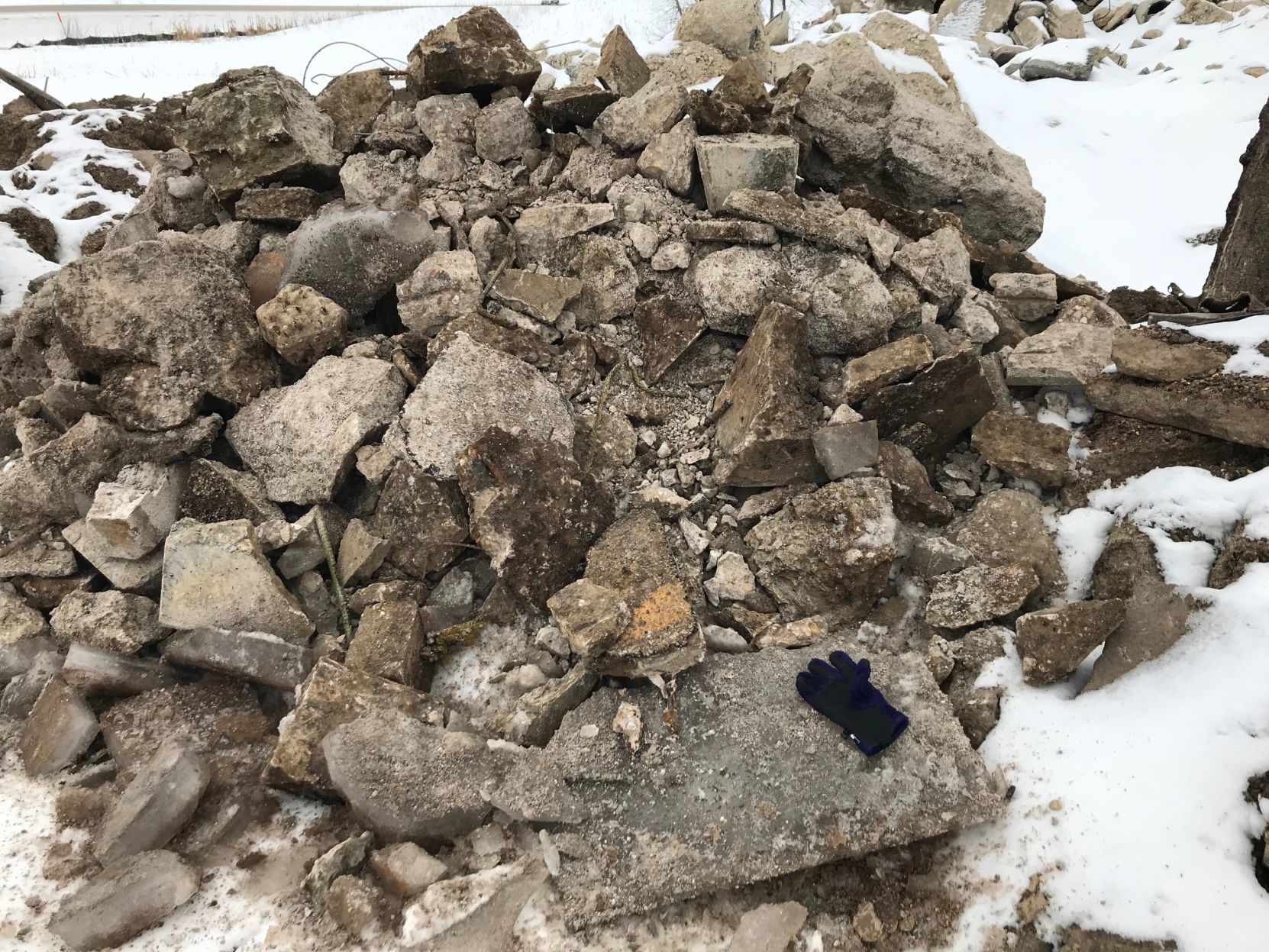 Remnants of rubble